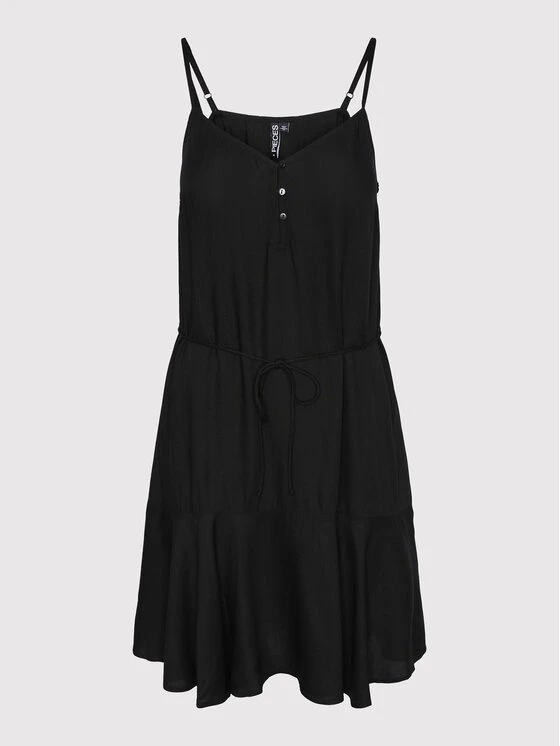 Pieces Sommerkleid Nya 17111424 Schwarz Regular Fit 3 Pieces Sommerkleid Nya 17111424 Schwarz Regular Fit