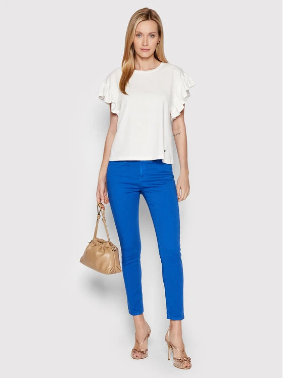 Please Bluse T0GJOP9C09 Weiß Regular Fit 4 Please Bluse T0GJOP9C09 Weiß Regular Fit – Bild 2