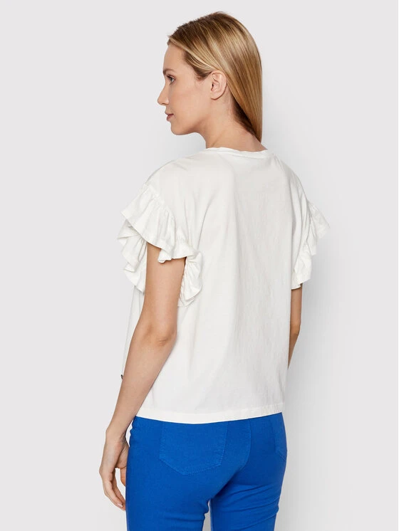 Please Bluse T0GJOP9C09 Weiß Regular Fit 5 Please Bluse T0GJOP9C09 Weiß Regular Fit – Bild 3