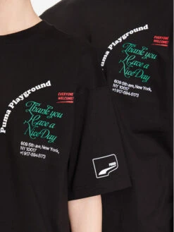 Puma T-Shirt Unisex Uptown Graphic 537972 Schwarz Relaxed Fit -Deutschland Kleid Zart Verkaufs-Shop puma t shirt unisex uptown graphic 537972 schwarz relaxed fit 4