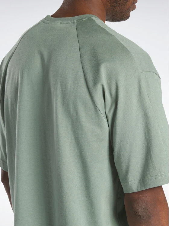 Reebok T-Shirt Classics Wardrobe Essentials T-Shirt H66171 Grün 7 Reebok T-Shirt Classics Wardrobe Essentials T-Shirt H66171 Grün – Bild 5