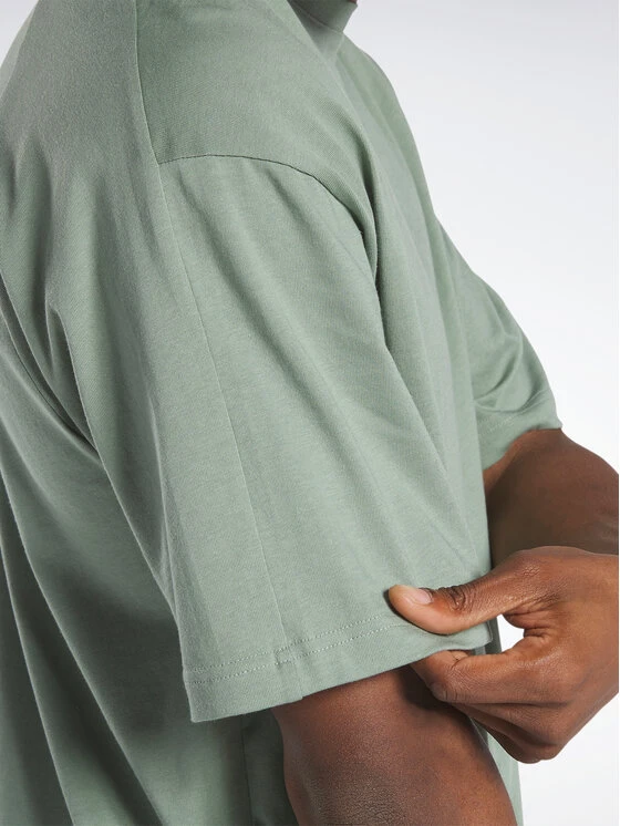 Reebok T-Shirt Classics Wardrobe Essentials T-Shirt H66171 Grün 8 Reebok T-Shirt Classics Wardrobe Essentials T-Shirt H66171 Grün – Bild 6