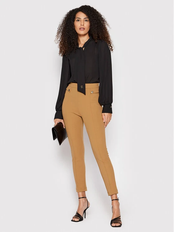 Rinascimento Bluse CFC0018393002 Schwarz Regular Fit 4 Rinascimento Bluse CFC0018393002 Schwarz Regular Fit – Bild 2