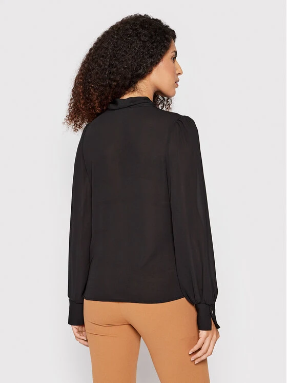 Rinascimento Bluse CFC0018393002 Schwarz Regular Fit 5 Rinascimento Bluse CFC0018393002 Schwarz Regular Fit – Bild 3