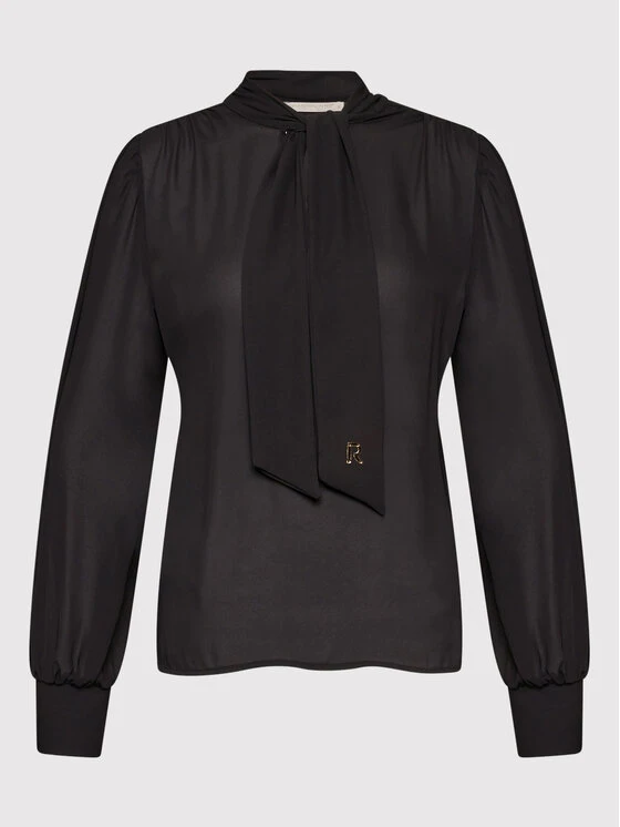 Rinascimento Bluse CFC0018393002 Schwarz Regular Fit 7 Rinascimento Bluse CFC0018393002 Schwarz Regular Fit – Bild 5