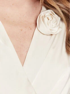 Rinascimento Bluse CFC0111170003 Écru Regular Fit -Deutschland Kleid Zart Verkaufs-Shop rinascimento bluse cfc0111170003 ecru regular fit 3