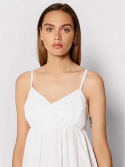 Rinascimento Sommerkleid CFC0017921002 Weiß Relaxed Fit 10 Rinascimento Sommerkleid CFC0017921002 Weiß Relaxed Fit -Deutschland Kleid Zart Verkaufs-Shop rinascimento sommerkleid cfc0017921002 weiss relaxed fit 3