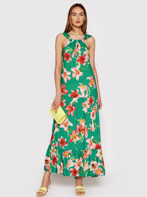 Rinascimento Sommerkleid CFC0103452003 Grün Regular Fit 4 Rinascimento Sommerkleid CFC0103452003 Grün Regular Fit – Bild 2