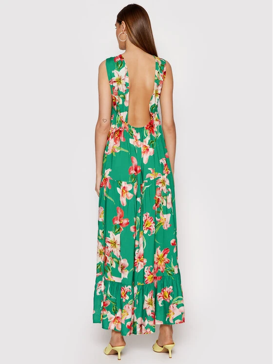 Rinascimento Sommerkleid CFC0103452003 Grün Regular Fit 5 Rinascimento Sommerkleid CFC0103452003 Grün Regular Fit – Bild 3