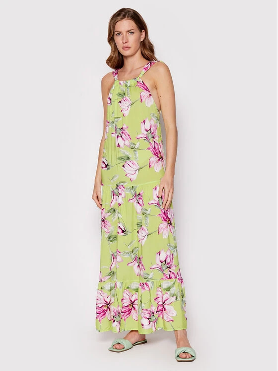 Rinascimento Sommerkleid CFC0109203003 Grün Relaxed Fit 3 Rinascimento Sommerkleid CFC0109203003 Grün Relaxed Fit – Bild 2