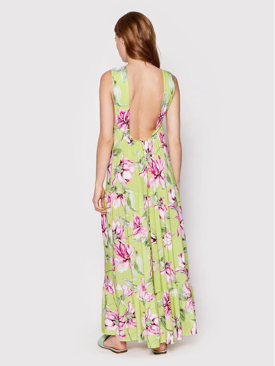 Rinascimento Sommerkleid CFC0109203003 Grün Relaxed Fit 4 Rinascimento Sommerkleid CFC0109203003 Grün Relaxed Fit – Bild 3