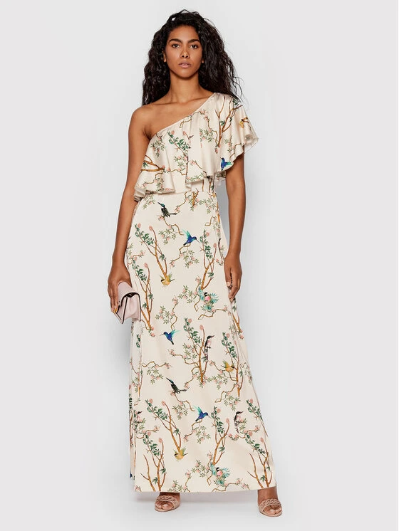 Rinascimento Sommerkleid CFC0109282003 Beige Regular Fit 4 Rinascimento Sommerkleid CFC0109282003 Beige Regular Fit – Bild 2