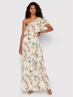 Rinascimento Sommerkleid CFC0109282003 Beige Regular Fit