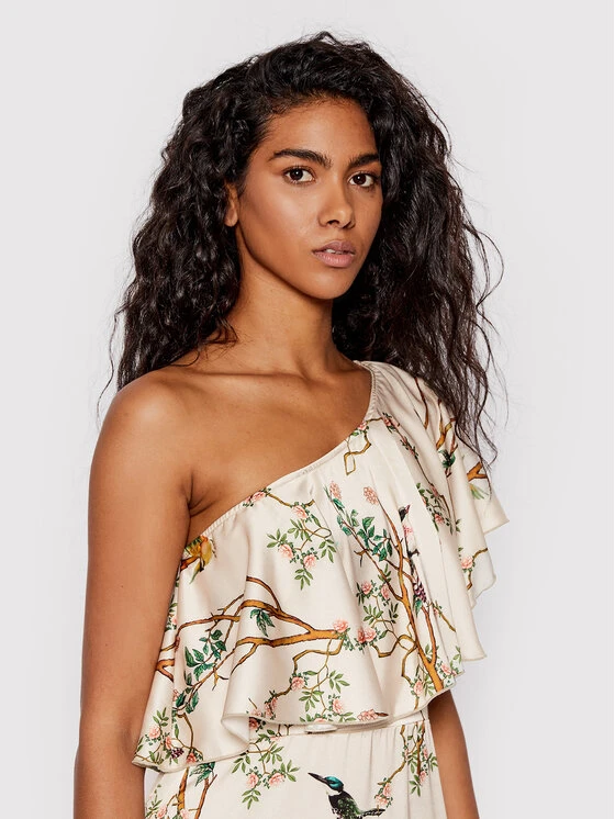 Rinascimento Sommerkleid CFC0109282003 Beige Regular Fit 6 Rinascimento Sommerkleid CFC0109282003 Beige Regular Fit – Bild 4