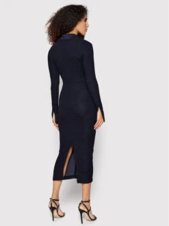 Kleid Für Den Alltag Simone RT296 Dunkelblau Regular Fit -Deutschland Kleid Zart Verkaufs-Shop rotate kleid fur den alltag simone rt296 dunkelblau regular fit 2