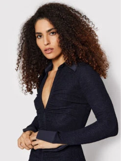 Kleid Für Den Alltag Simone RT296 Dunkelblau Regular Fit -Deutschland Kleid Zart Verkaufs-Shop rotate kleid fur den alltag simone rt296 dunkelblau regular fit 3