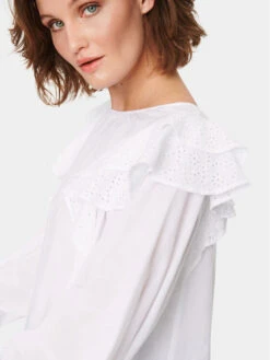 Saint Tropez Hemd 30512340 Weiß Oversize -Deutschland Kleid Zart Verkaufs-Shop saint tropez hemd 30512340 weiss oversize 3