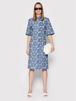 SAMSØE SAMSØE Hemdkleid Demy F22100079 Blau Regular Fit -Deutschland Kleid Zart Verkaufs-Shop samsoe samsoe hemdkleid demy f22100079 blau regular fit 1