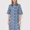 SAMSØE SAMSØE Hemdkleid Demy F22100079 Blau Regular Fit -Deutschland Kleid Zart Verkaufs-Shop samsoe samsoe hemdkleid demy f22100079 blau regular fit