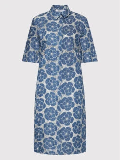 SAMSØE SAMSØE Hemdkleid Demy F22100079 Blau Regular Fit -Deutschland Kleid Zart Verkaufs-Shop samsoe samsoe hemdkleid demy f22100079 blau regular fit 4