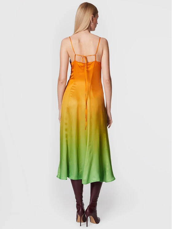 SAMSØE SAMSØE Sommerkleid Annah F22300218 Orange Regular Fit 5 SAMSØE SAMSØE Sommerkleid Annah F22300218 Orange Regular Fit – Bild 3