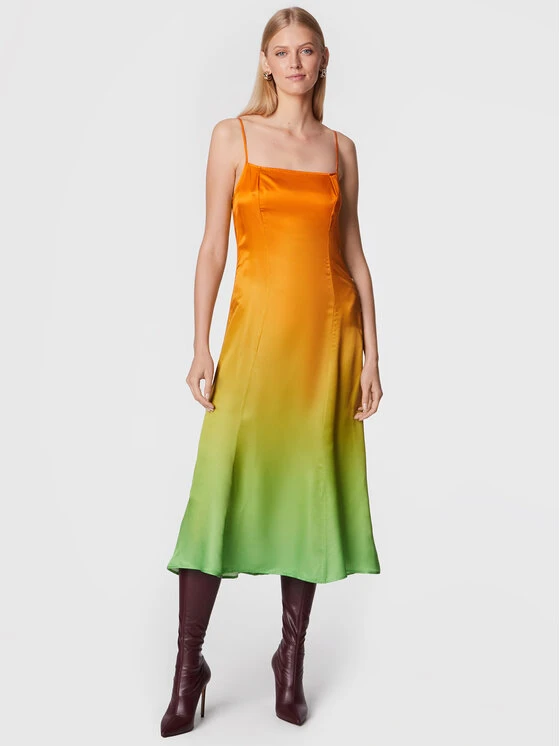 SAMSØE SAMSØE Sommerkleid Annah F22300218 Orange Regular Fit 3 SAMSØE SAMSØE Sommerkleid Annah F22300218 Orange Regular Fit