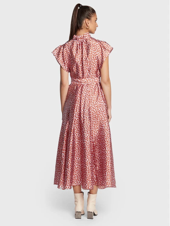 SAMSØE SAMSØE Sommerkleid Karookh F20400268 Orange Regular Fit 5 SAMSØE SAMSØE Sommerkleid Karookh F20400268 Orange Regular Fit – Bild 3