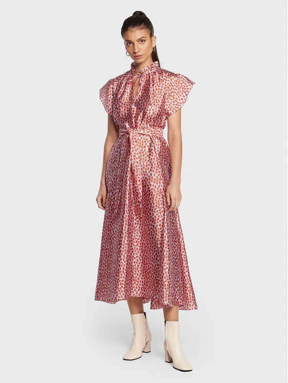 SAMSØE SAMSØE Sommerkleid Karookh F20400268 Orange Regular Fit 3 SAMSØE SAMSØE Sommerkleid Karookh F20400268 Orange Regular Fit