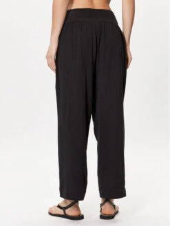 Seafolly Stoffhose Double Cloth 54341-PA Schwarz Relaxed Fit -Deutschland Kleid Zart Verkaufs-Shop seafolly stoffhose double cloth 54341 pa schwarz relaxed fit 2