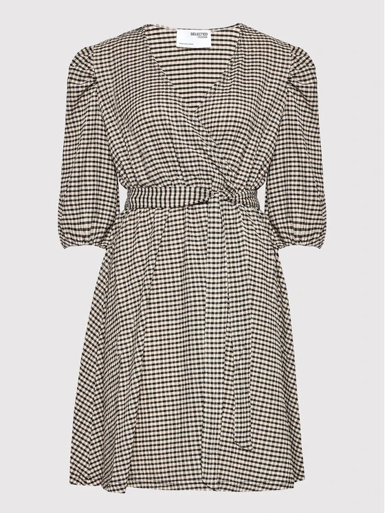 Selected Femme Kleid Für Den Alltag Iana 16083682 Beige Relaxed Fit 6 Selected Femme Kleid Für Den Alltag Iana 16083682 Beige Relaxed Fit – Bild 5