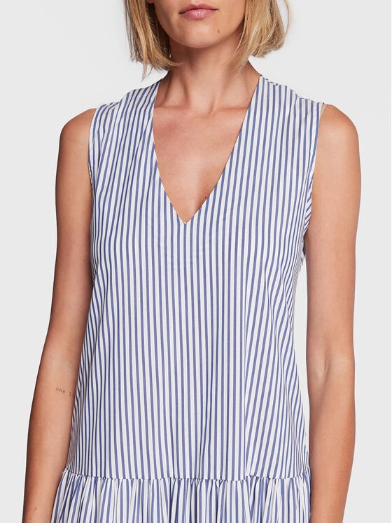 Silvian Heach Sommerkleid GPP23359VE Blau Loose Fit 6 Silvian Heach Sommerkleid GPP23359VE Blau Loose Fit – Bild 4