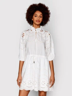 Silvian Heach Sommerkleid PGP22486VE Weiß Regular Fit