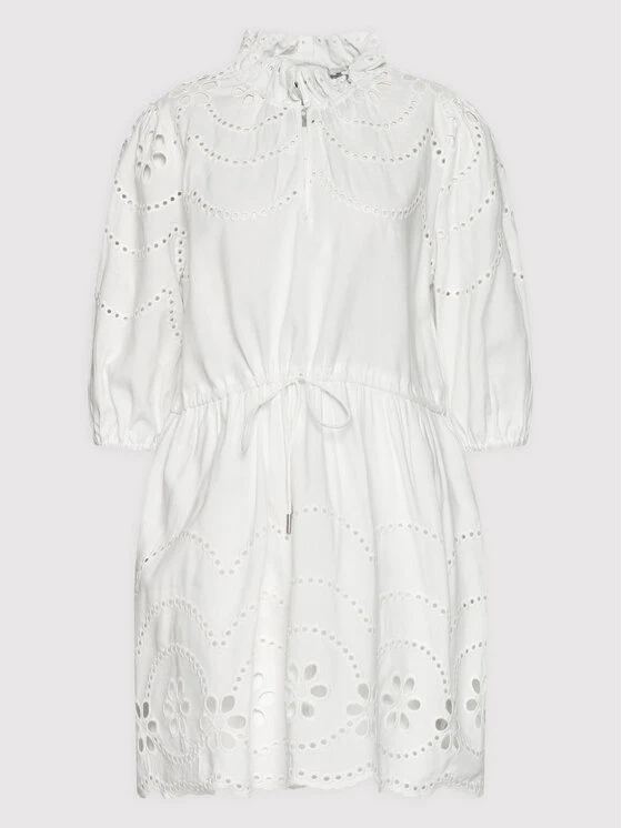 Silvian Heach Sommerkleid PGP22486VE Weiß Regular Fit 7 Silvian Heach Sommerkleid PGP22486VE Weiß Regular Fit – Bild 5