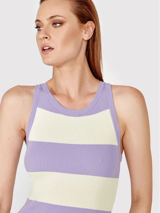 Simple Kleid Für Den Alltag SUD076 Violett Slim Fit 6 Simple Kleid Für Den Alltag SUD076 Violett Slim Fit – Bild 4