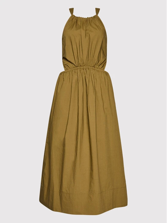 Sisley Sommerkleid 4JOZLV00U Braun Regular Fit 7 Sisley Sommerkleid 4JOZLV00U Braun Regular Fit – Bild 5