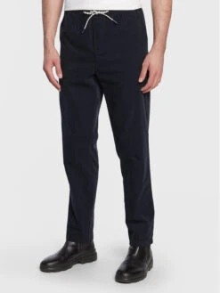 Sisley Stoffhose 4JPMSF017 Dunkelblau Relaxed Fit