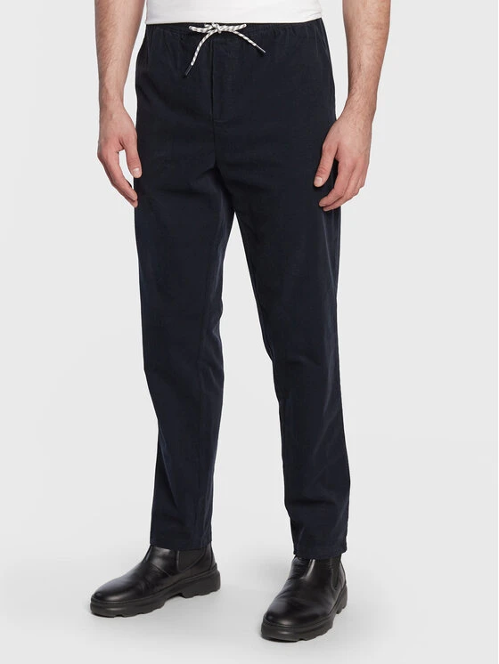 Sisley Stoffhose 4JPMSF017 Dunkelblau Relaxed Fit 3 Sisley Stoffhose 4JPMSF017 Dunkelblau Relaxed Fit