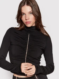 SIXTH JUNE Bluse 12193 Schwarz Slim Fit -Deutschland Kleid Zart Verkaufs-Shop sixth june bluse 12193 schwarz slim fit 3