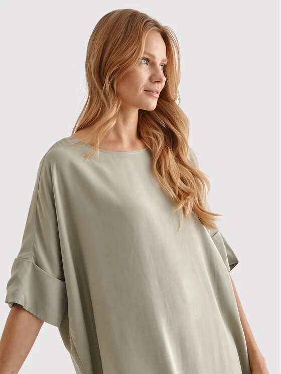 Kleid Für Den Alltag Toko T2215.200 Grün Relaxed Fit 6 Kleid Für Den Alltag Toko T2215.200 Grün Relaxed Fit – Bild 4