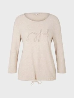 Tom Tailor Bluse 1032701 Beige Regular Fit -Deutschland Kleid Zart Verkaufs-Shop tom tailor bluse 1032701 beige regular fit 5