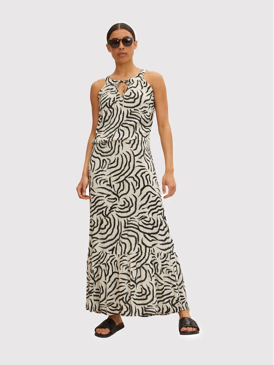 Tom Tailor Sommerkleid 1031700 Beige Regular Fit 3 Tom Tailor Sommerkleid 1031700 Beige Regular Fit