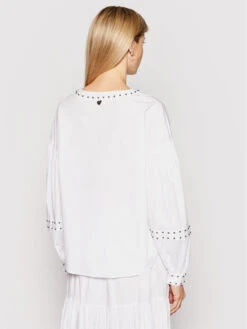 TWINSET Bluse 211TT2482 Weiß Regular Fit 9 TWINSET Bluse 211TT2482 Weiß Regular Fit -Deutschland Kleid Zart Verkaufs-Shop twinset bluse 211tt2482 weiss regular fit 2