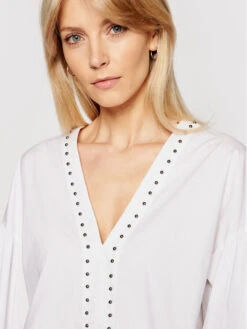 TWINSET Bluse 211TT2482 Weiß Regular Fit 10 TWINSET Bluse 211TT2482 Weiß Regular Fit -Deutschland Kleid Zart Verkaufs-Shop twinset bluse 211tt2482 weiss regular fit 3