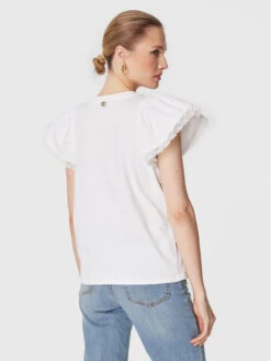 TWINSET Bluse 231TP2760 Weiß Regular Fit -Deutschland Kleid Zart Verkaufs-Shop twinset bluse 231tp2760 weiss regular fit 2