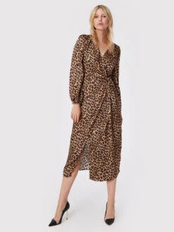 TWINSET Kleid Für Den Alltag 222TP2702 Braun Regular Fit -Deutschland Kleid Zart Verkaufs-Shop twinset kleid fur den alltag 222tp2702 braun regular fit 1