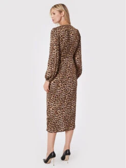 TWINSET Kleid Für Den Alltag 222TP2702 Braun Regular Fit -Deutschland Kleid Zart Verkaufs-Shop twinset kleid fur den alltag 222tp2702 braun regular fit 2