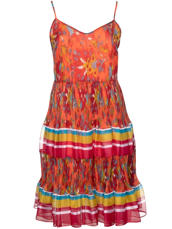 TWINSET Sommerkleid 191TT2364 Rot Loose Fit 3 TWINSET Sommerkleid 191TT2364 Rot Loose Fit