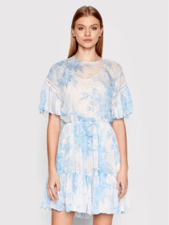 TWINSET Sommerkleid 221TP2712 Blau Regular Fit