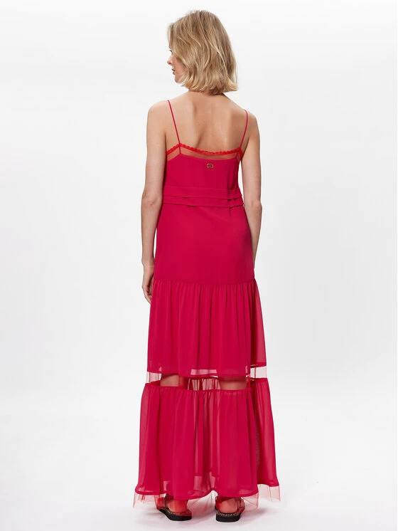 TWINSET Sommerkleid 231TT2024 Rosa Regular Fit 5 TWINSET Sommerkleid 231TT2024 Rosa Regular Fit – Bild 3