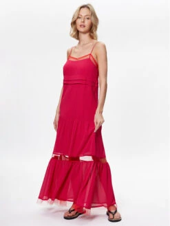 TWINSET Sommerkleid 231TT2024 Rosa Regular Fit